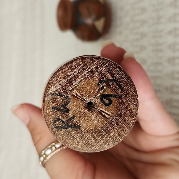 Bud vases, wooden pottery vases, home decoration photo staging farmhouse native - Picture 2 of 8